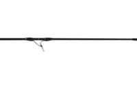 Two-piece fishing rod with a black foam grip and multiple line guides, labeled lengths 400 mm and 610 mm.